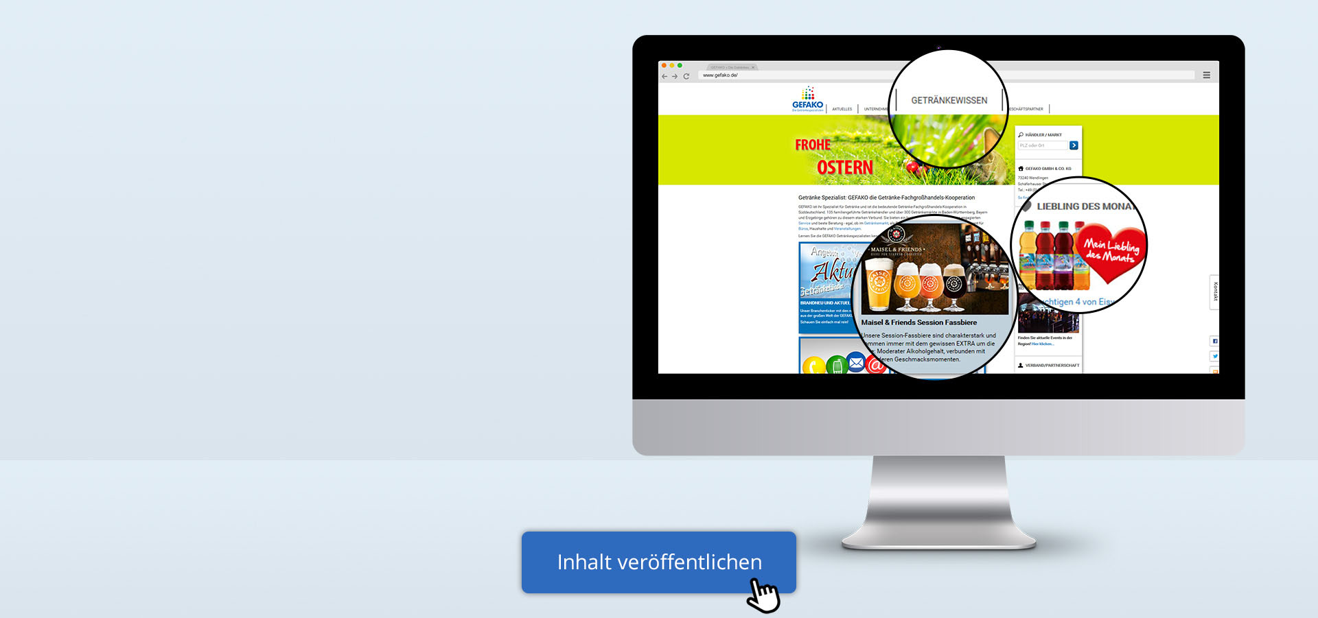 Content Sharing - Nur einen Klick entfernt Content Sharing - Nur einen Klick entfernt